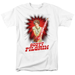 Scott Pilgrim VS. The World Super Sword Men's 18/1 Cotton Short-Sleeve T-Shirt