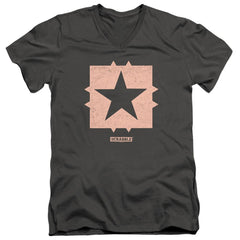 Scrabble Free Space Men's 30/1 Cotton Slim V-Neck T-Shirt