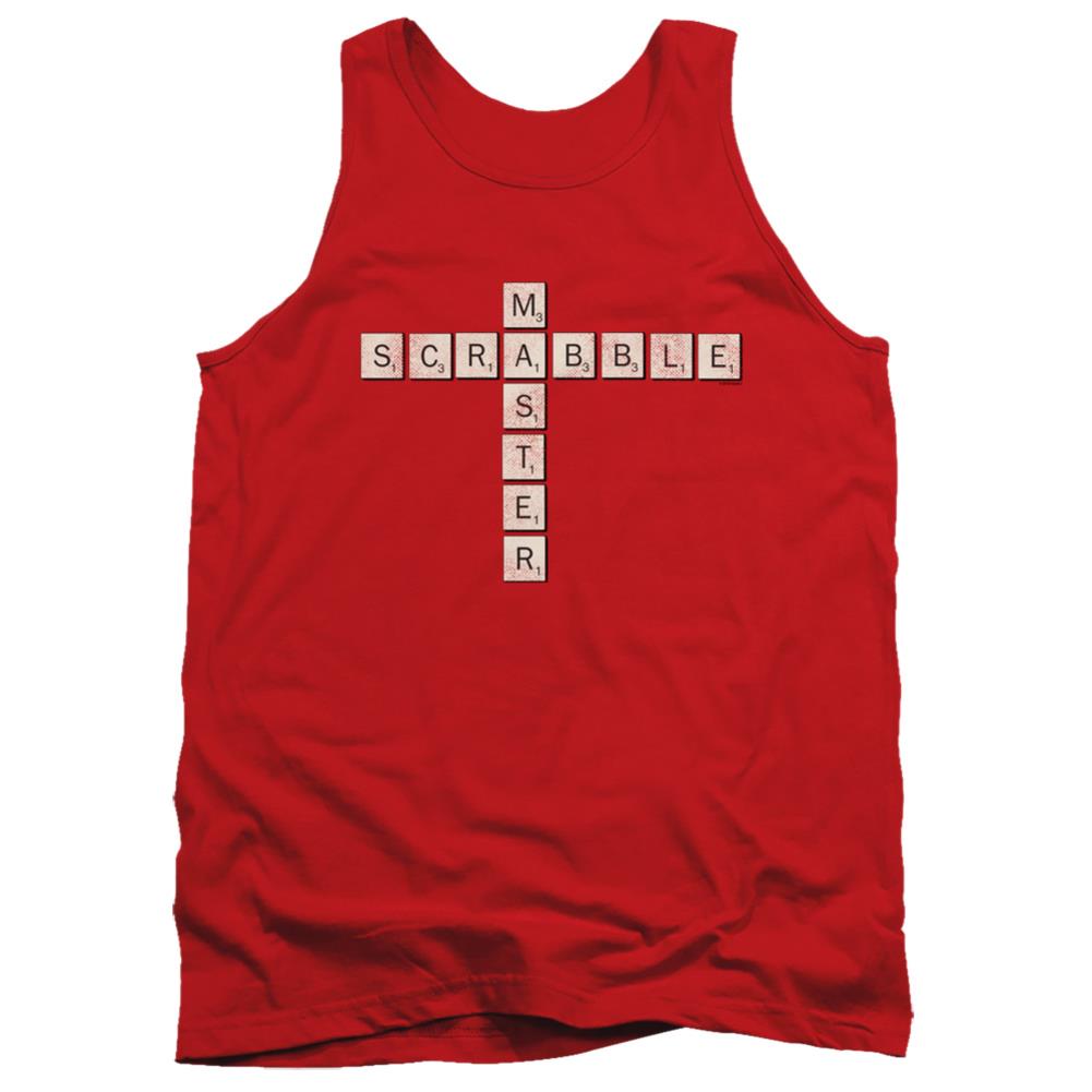 Scrabble Scrabble Master Men's 18/1 Cotton Tank Top