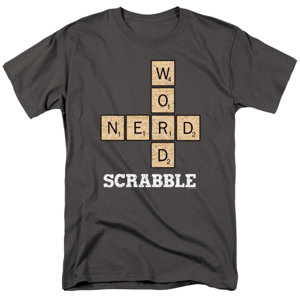 Scrabble Word Nerd Men's 18/1 Cotton Short-Sleeve T-Shirt