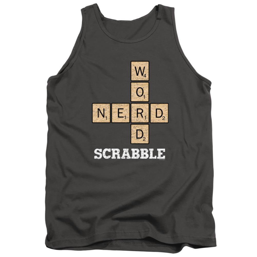 Scrabble Word Nerd Men's 18/1 Cotton Tank Top