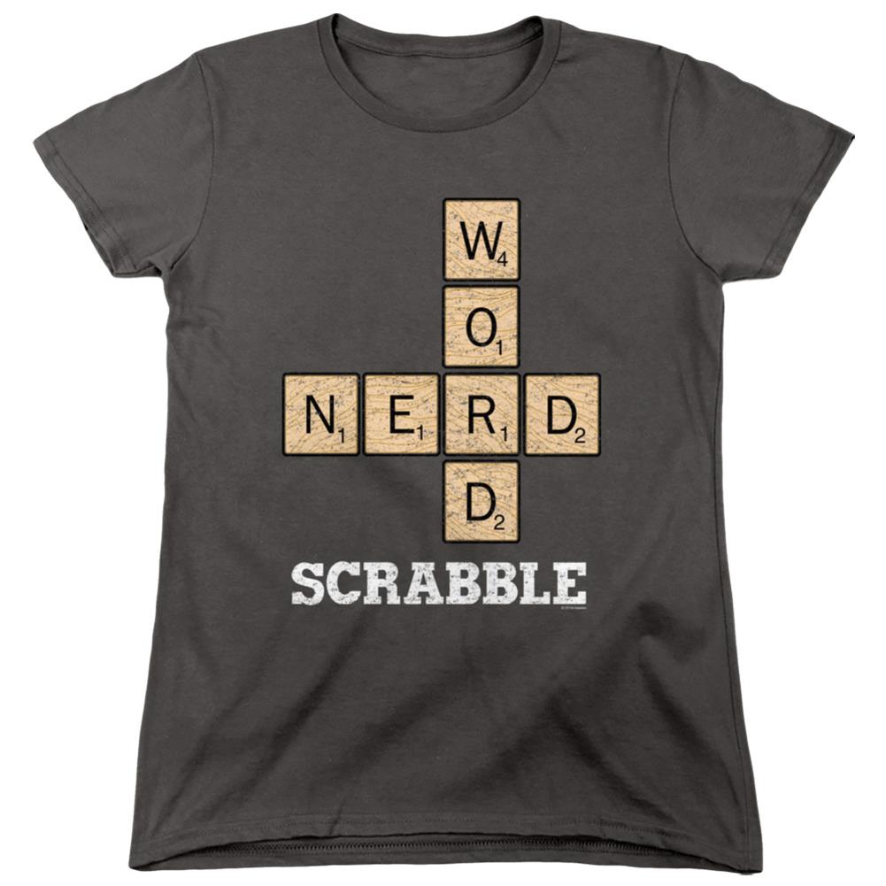 Scrabble Word Nerd Women's 18/1 Cotton Short-Sleeve T-Shirt