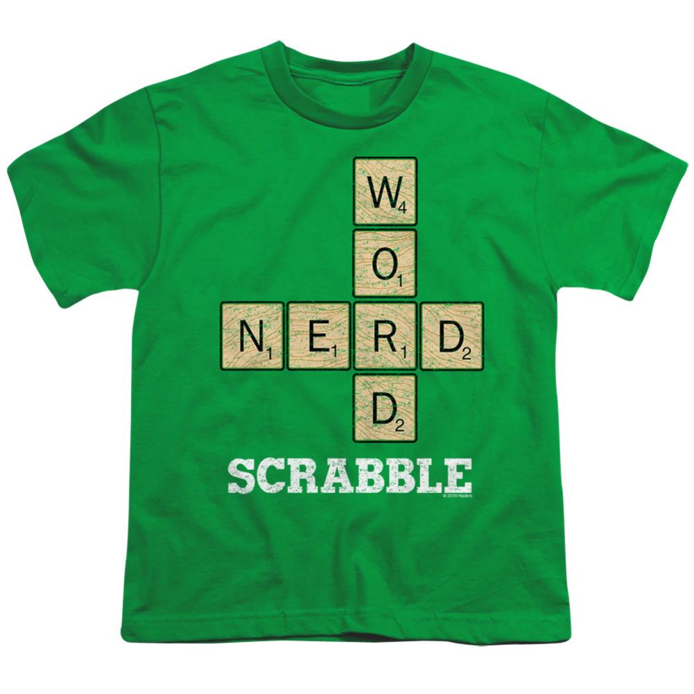 Scrabble Word Nerd Youth 18/1 100% Cotton Short-Sleeve T-Shirt