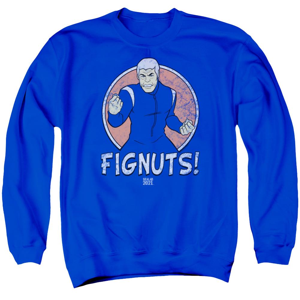 Sealab 2021 Fignuts Men's Crewneck 50 50 Poly Long-Sleeve T-Shirt