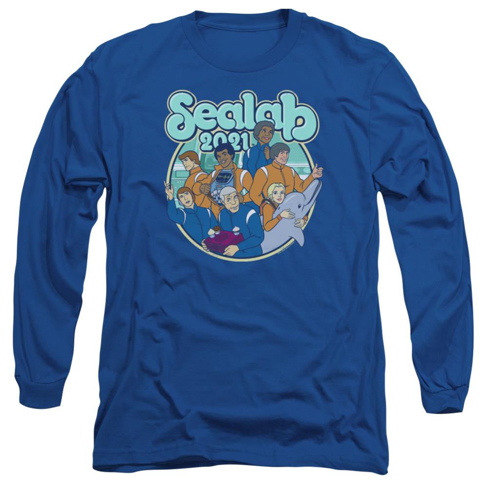 Sealab 2021 Gangs All Here Men's 18/1 Cotton Long-Sleeve T-Shirt
