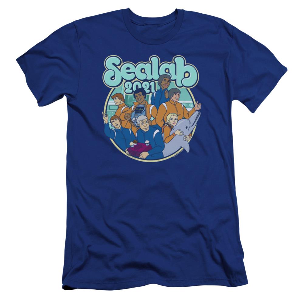 Sealab 2021 Gangs All Here Men's Ultra-Soft 30/1 Cotton Slim Short-Sleeve T-Shirt
