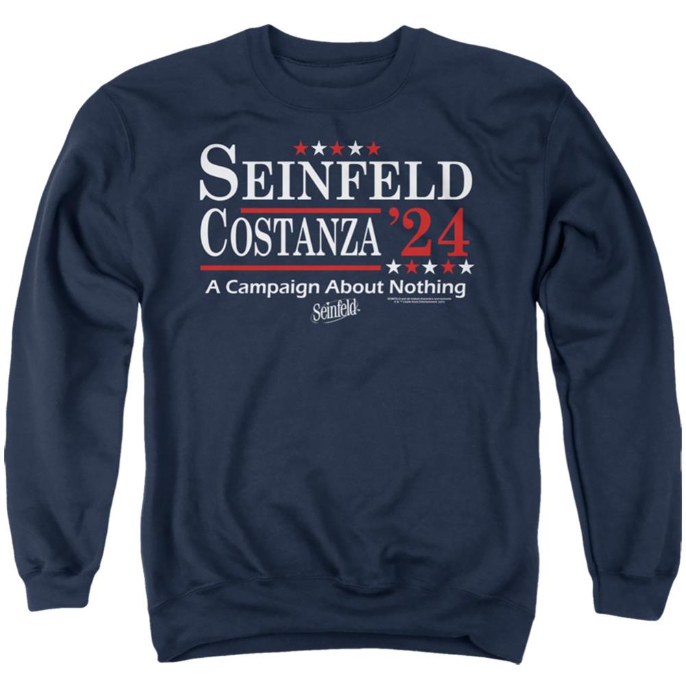Seinfeld Election Tee Men's Crewneck 50 50 Poly Long-Sleeve T-Shirt