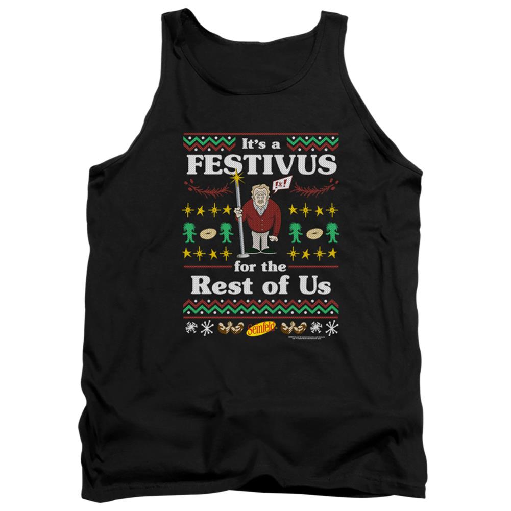 Seinfeld Festive Festivus Men's 18/1 Cotton Tank Top