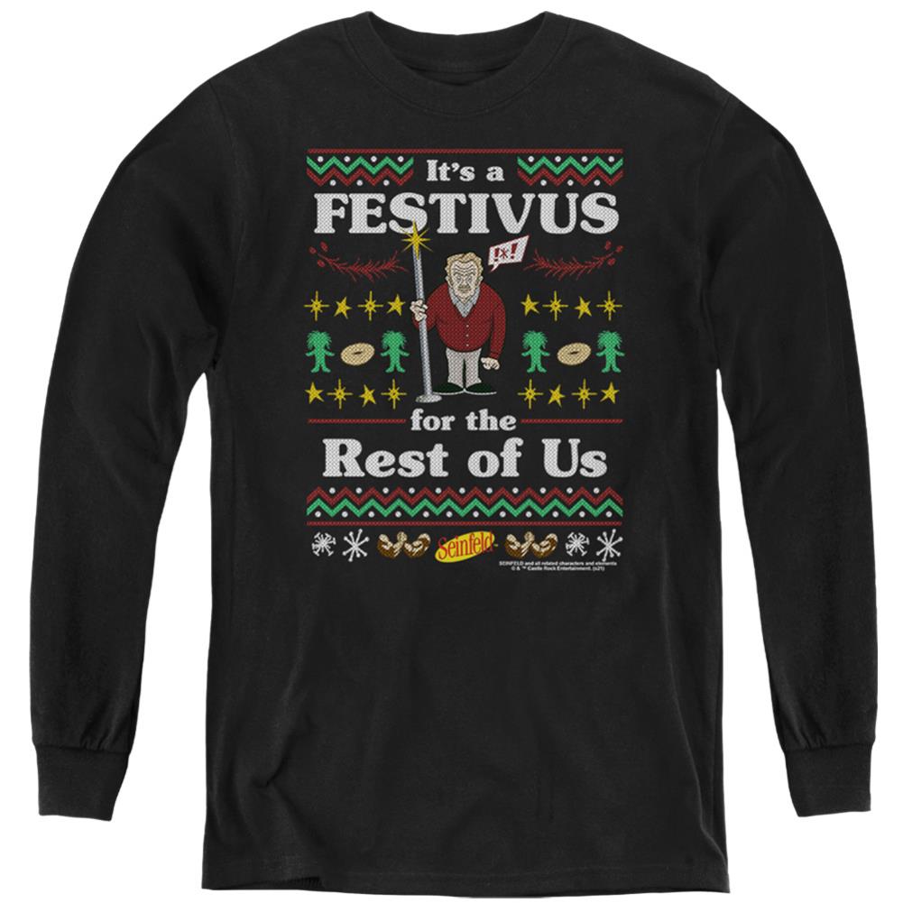 Seinfeld Festive Festivus Youth Long-Sleeve T-Shirt