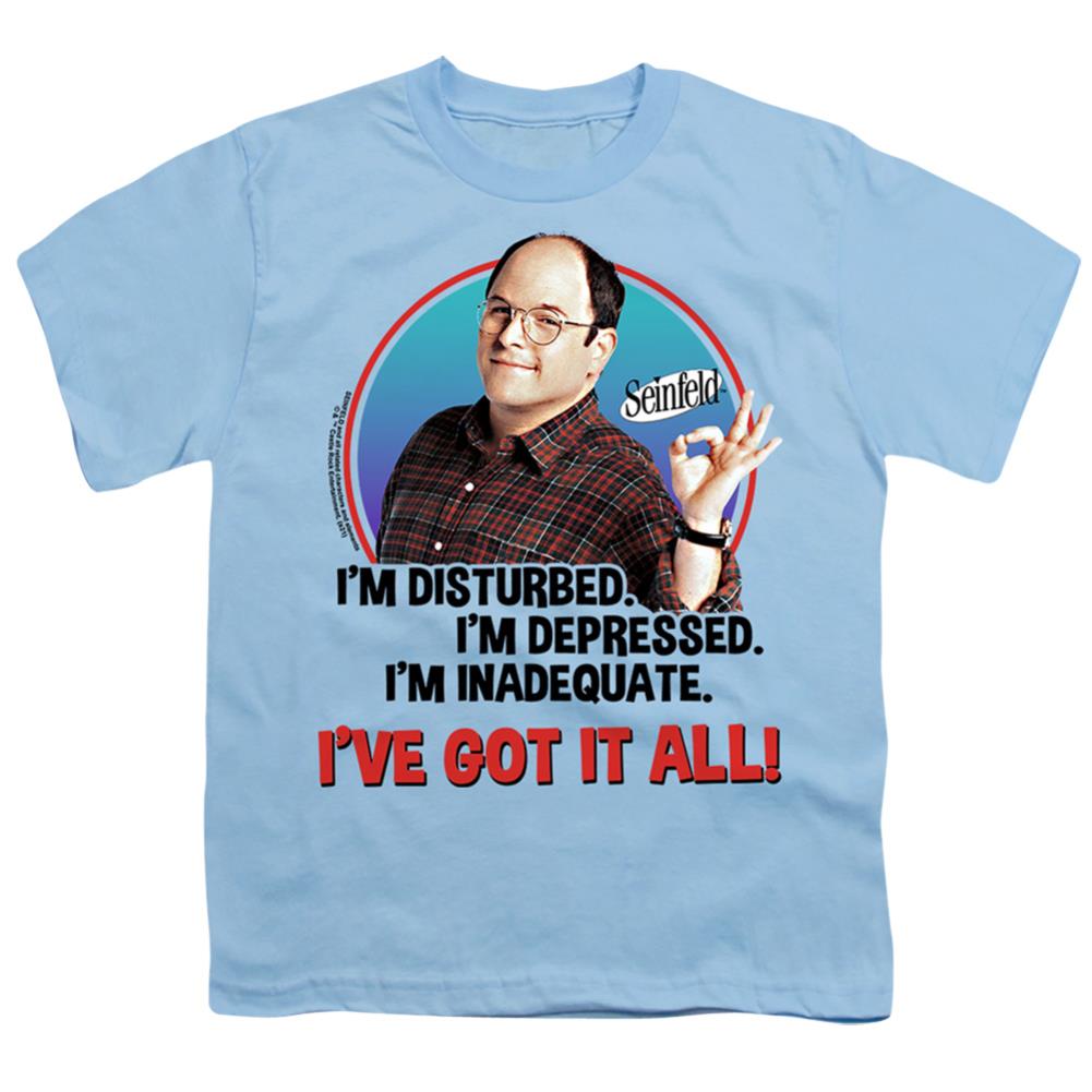 Seinfeld George All Youth 18/1 100% Cotton Short-Sleeve T-Shirt