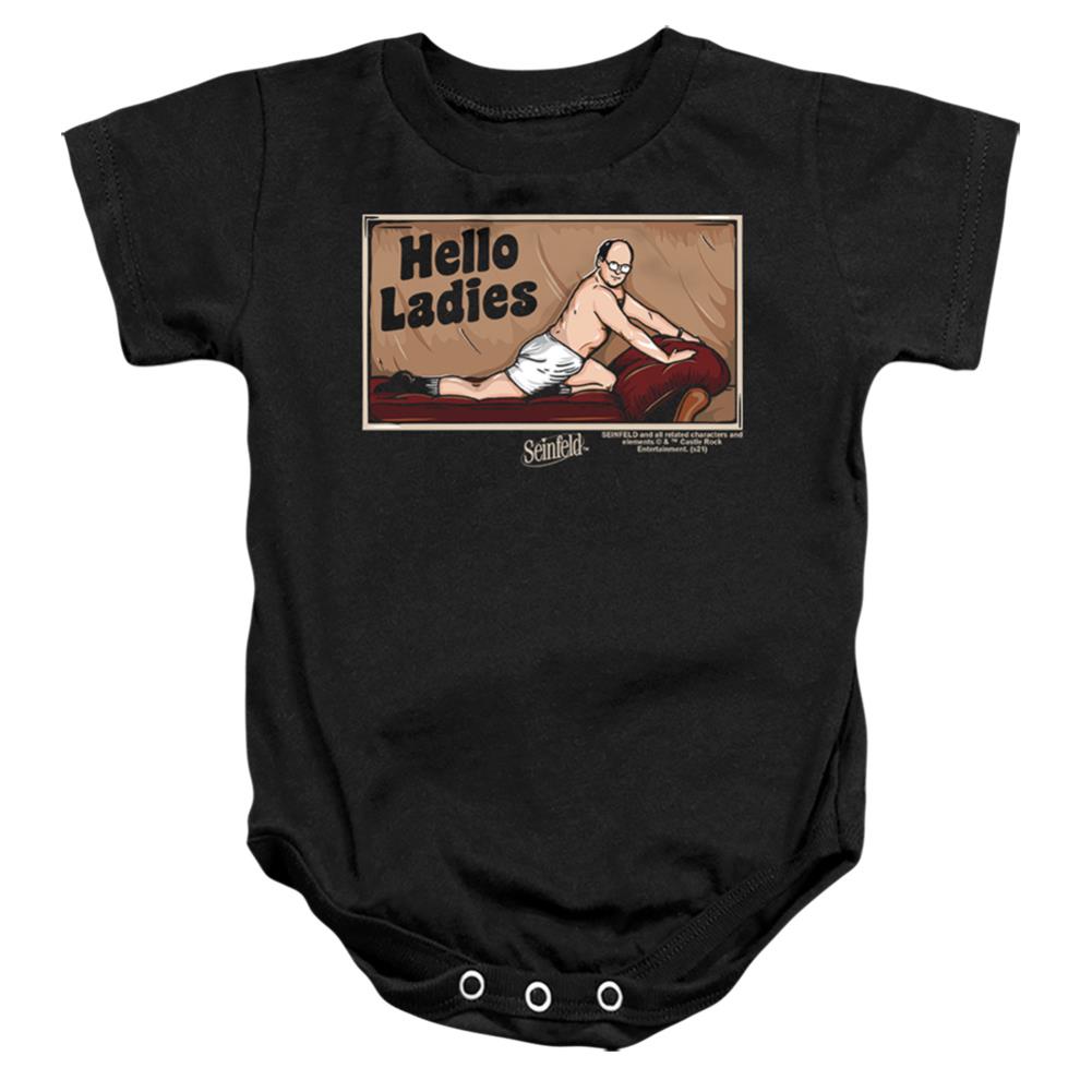 Seinfeld Hello Ladies Infant's Cotton SS Snapsuit