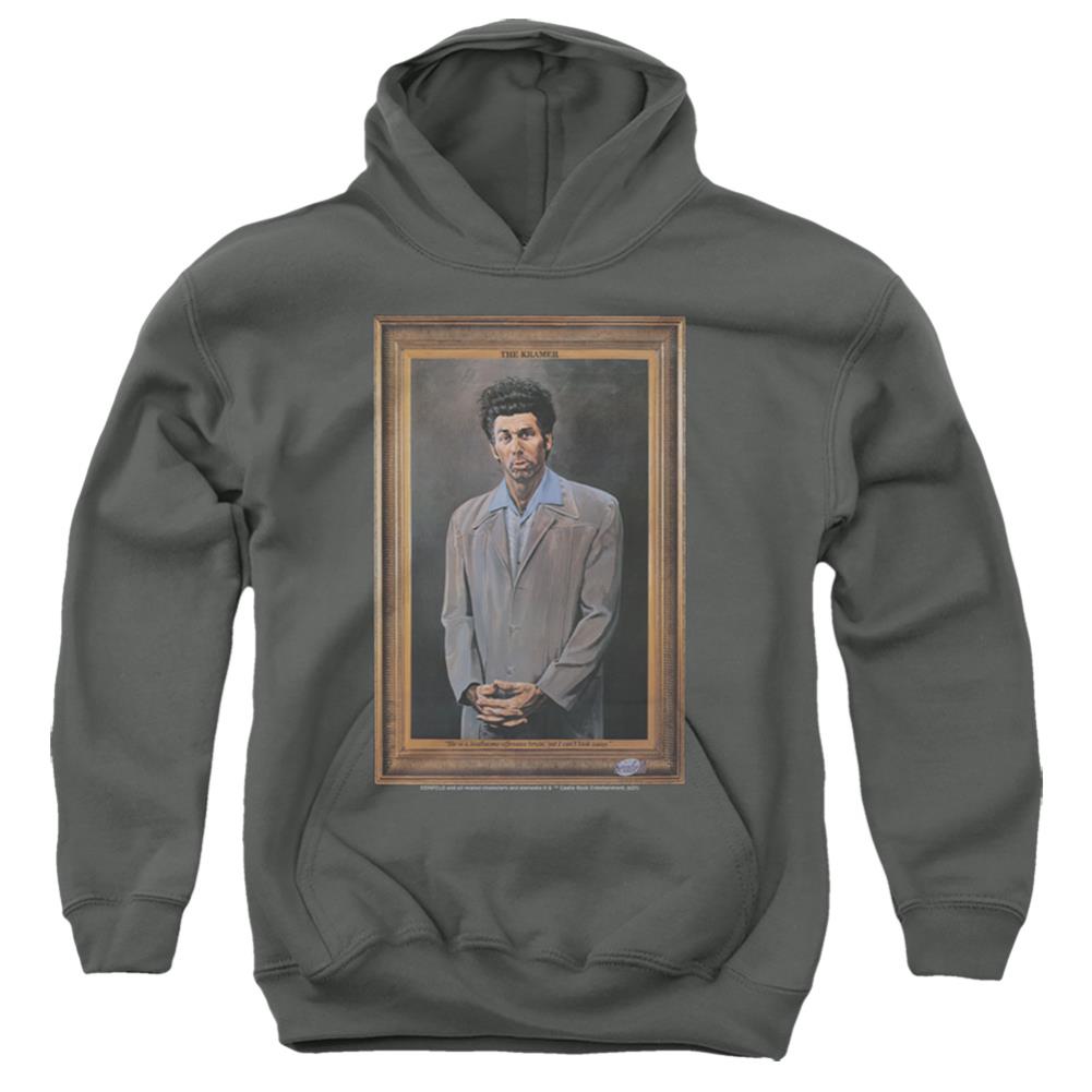 Seinfeld Kramer Portrait Youth Cotton Poly Pull-Over Hoodie