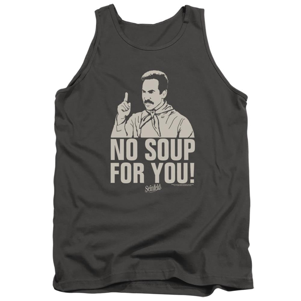Seinfeld No Soup Men's 18/1 Cotton Tank Top