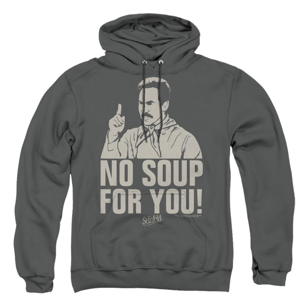 Seinfeld No Soup Men's Pull-Over 75 25 Poly Hoodie