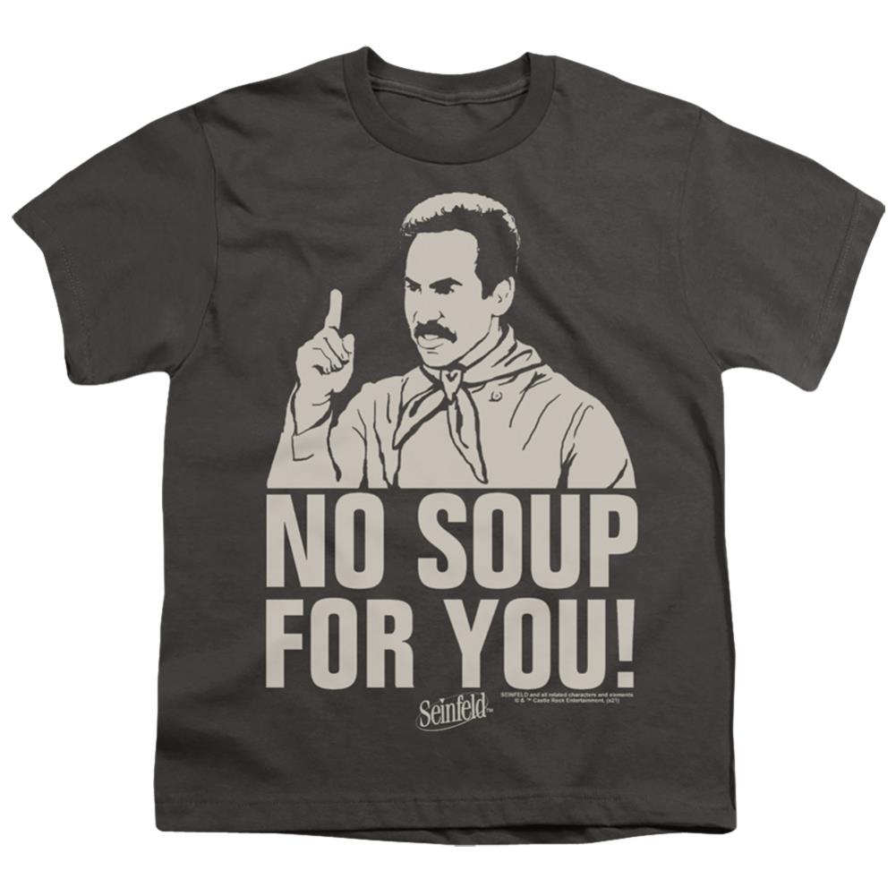 Seinfeld No Soup Youth 18/1 100% Cotton Short-Sleeve T-Shirt