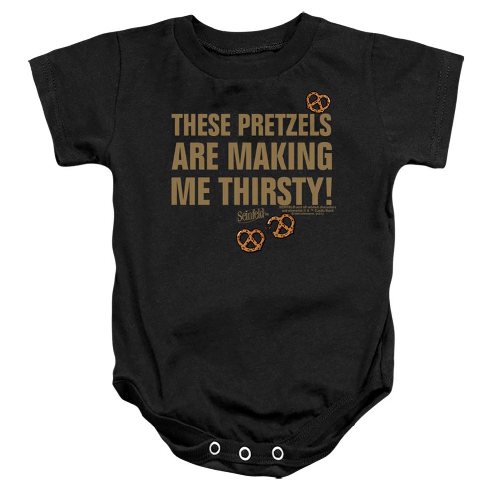 Seinfeld PretzeLong-Sleeve T-Shirthirsty Infant's Cotton SS Snapsuit