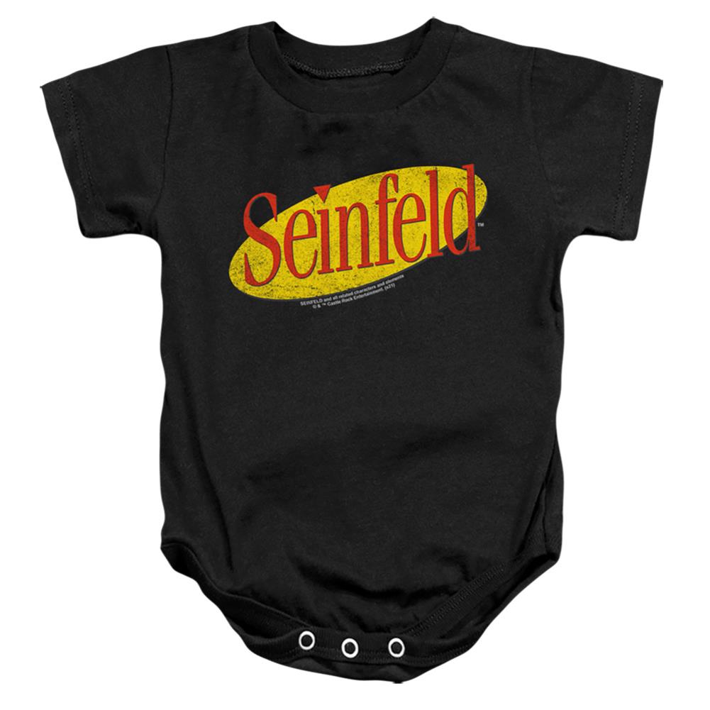 Seinfeld Seinfeld Logo Infant's Cotton SS Snapsuit