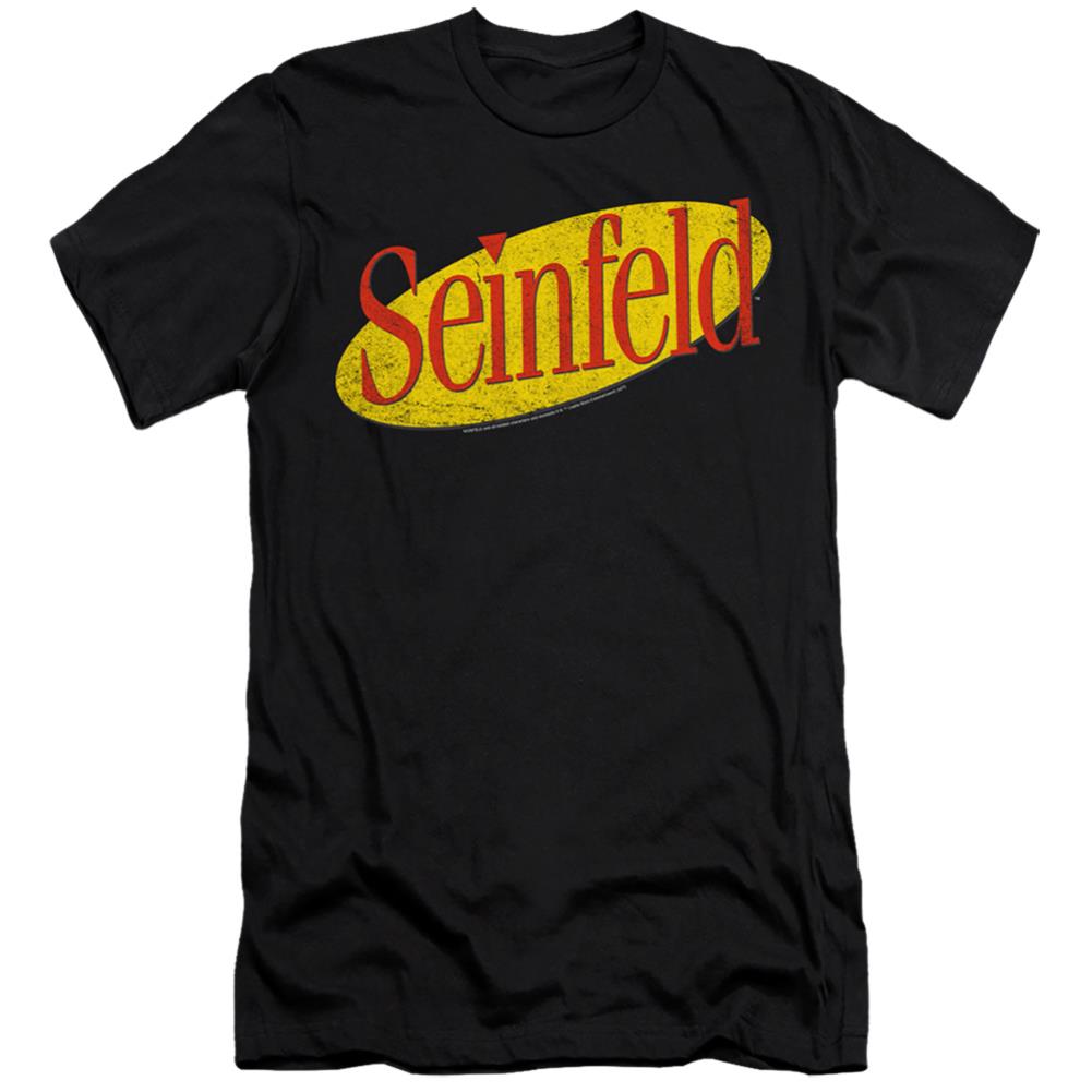 Seinfeld Seinfeld Logo Men's Ultra-Soft 30/1 Cotton Slim Short-Sleeve T-Shirt