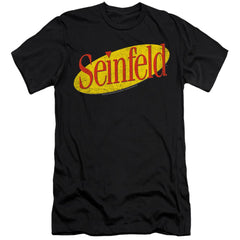 Seinfeld Seinfeld Logo Men's Ultra-Soft 30/1 Cotton Slim Short-Sleeve T-Shirt