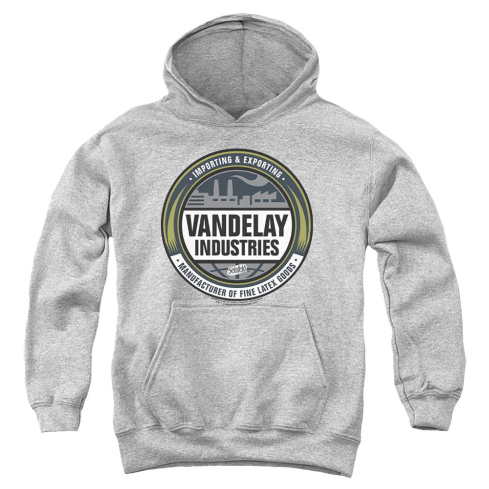 Seinfeld Vendelay Logo Youth Cotton Poly Pull-Over Hoodie