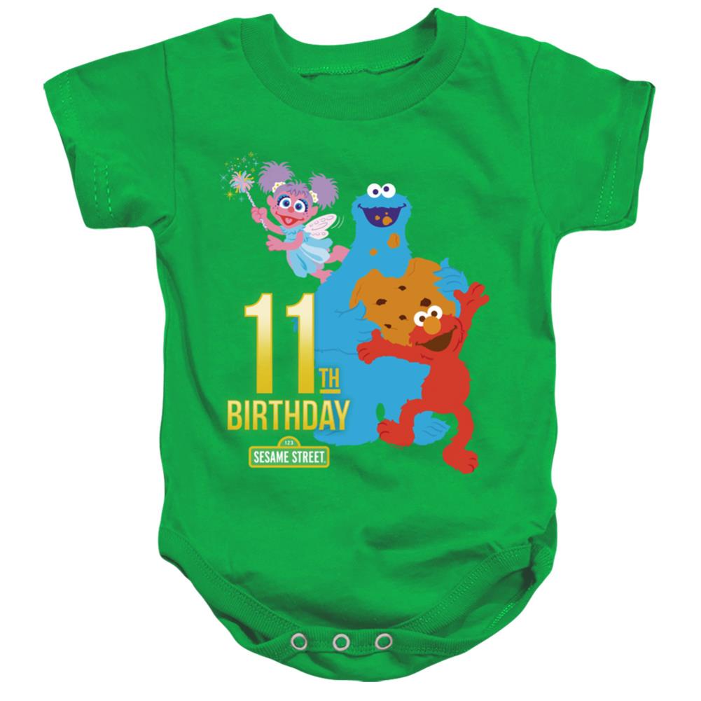 Sesame Street 11th Birthday Infant's Cotton SS Snapsuit