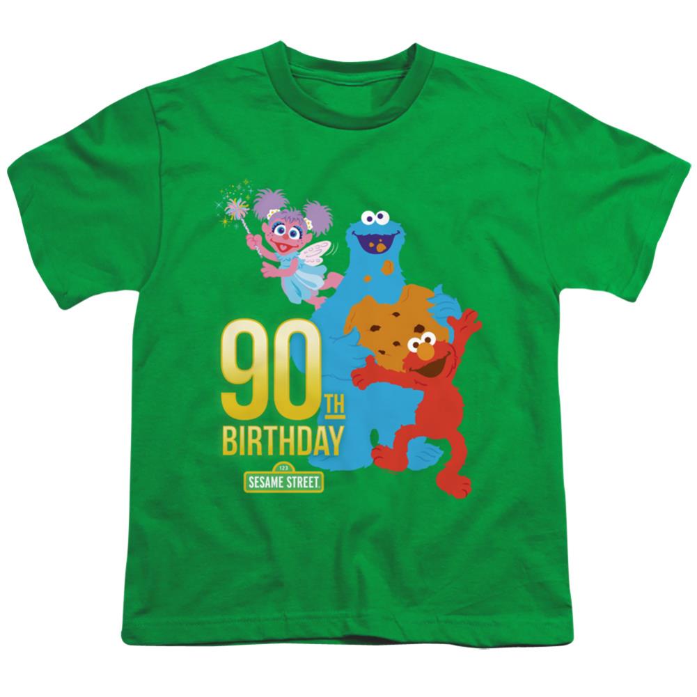 Sesame Street 90th Birthday Youth 18/1 100% Cotton Short-Sleeve T-Shirt