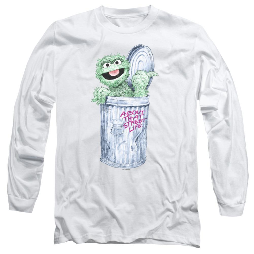 Sesame Street About That Street Life Men's 18/1 Cotton Long-Sleeve T-Shirt