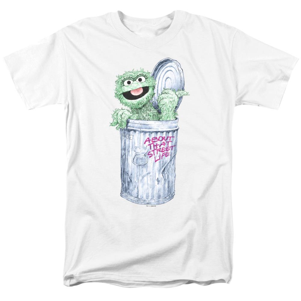 Sesame Street About That Street Life Men's 18/1 Cotton Short-Sleeve T-Shirt