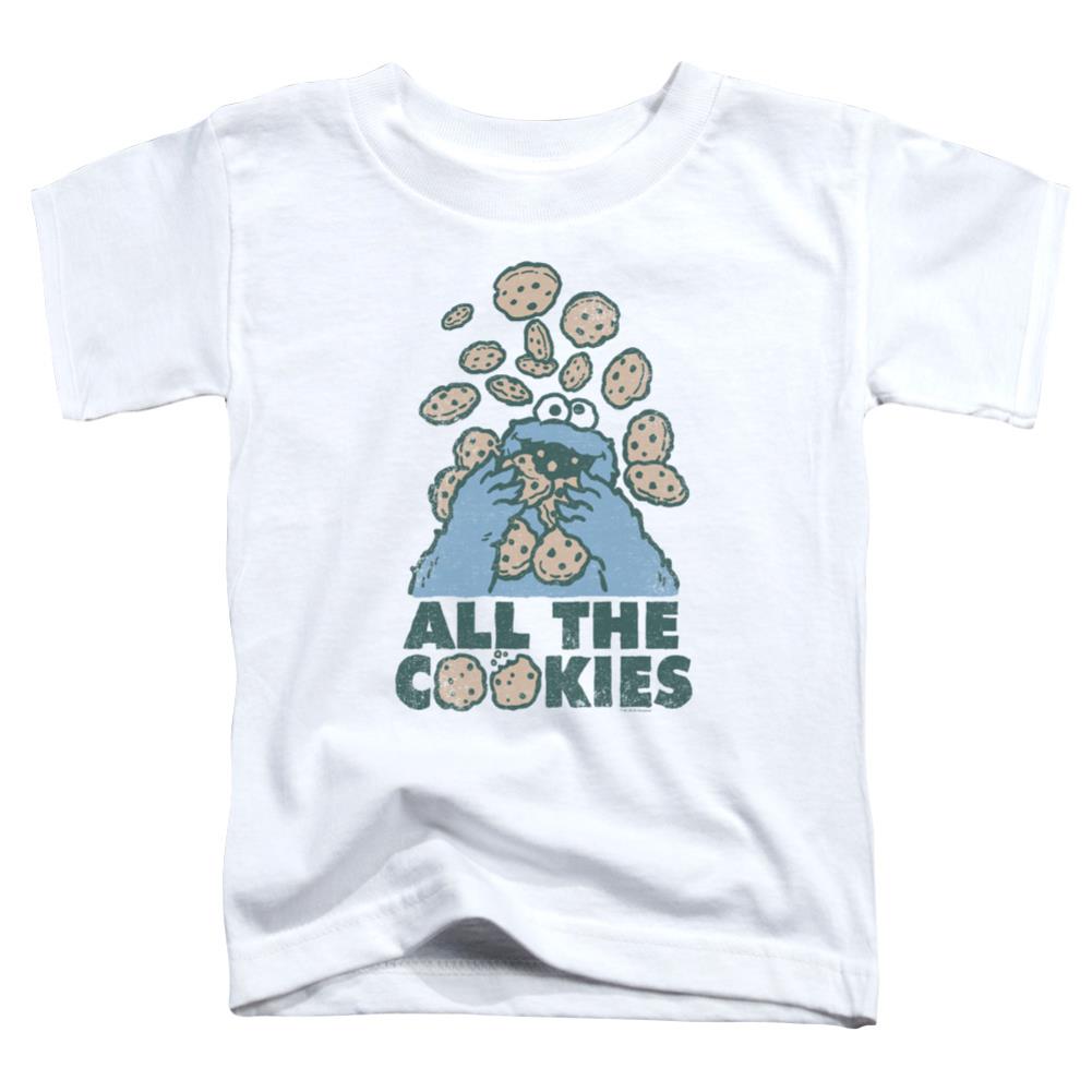 Sesame Street All The Cookies Toddler 18/1 Cotton Short-Sleeve T-Shirt