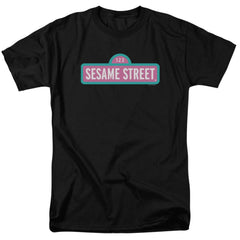 Sesame Street Alt Logo Men's 18/1 Cotton Short-Sleeve T-Shirt