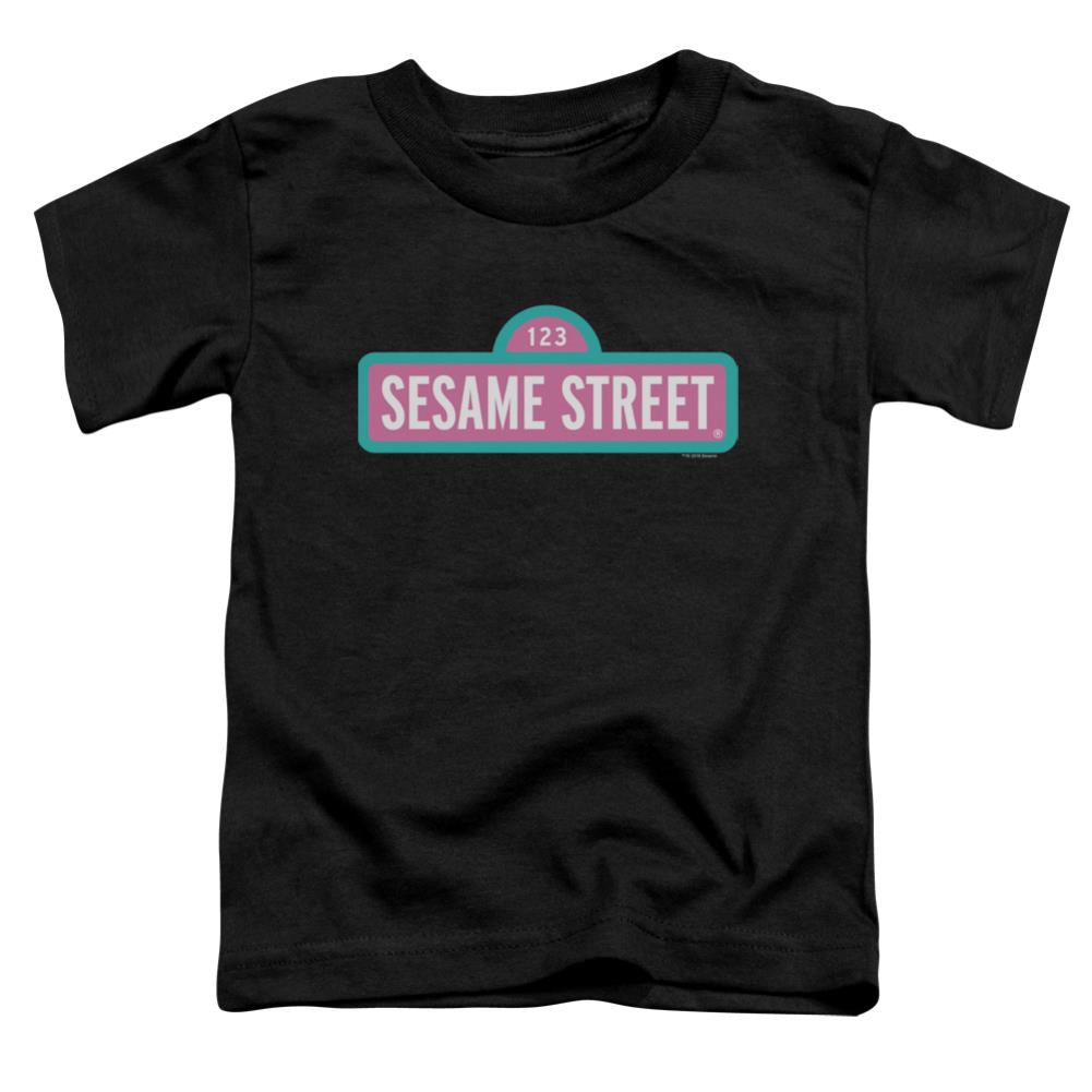 Sesame Street Alt Logo Toddler 18/1 Cotton Short-Sleeve T-Shirt