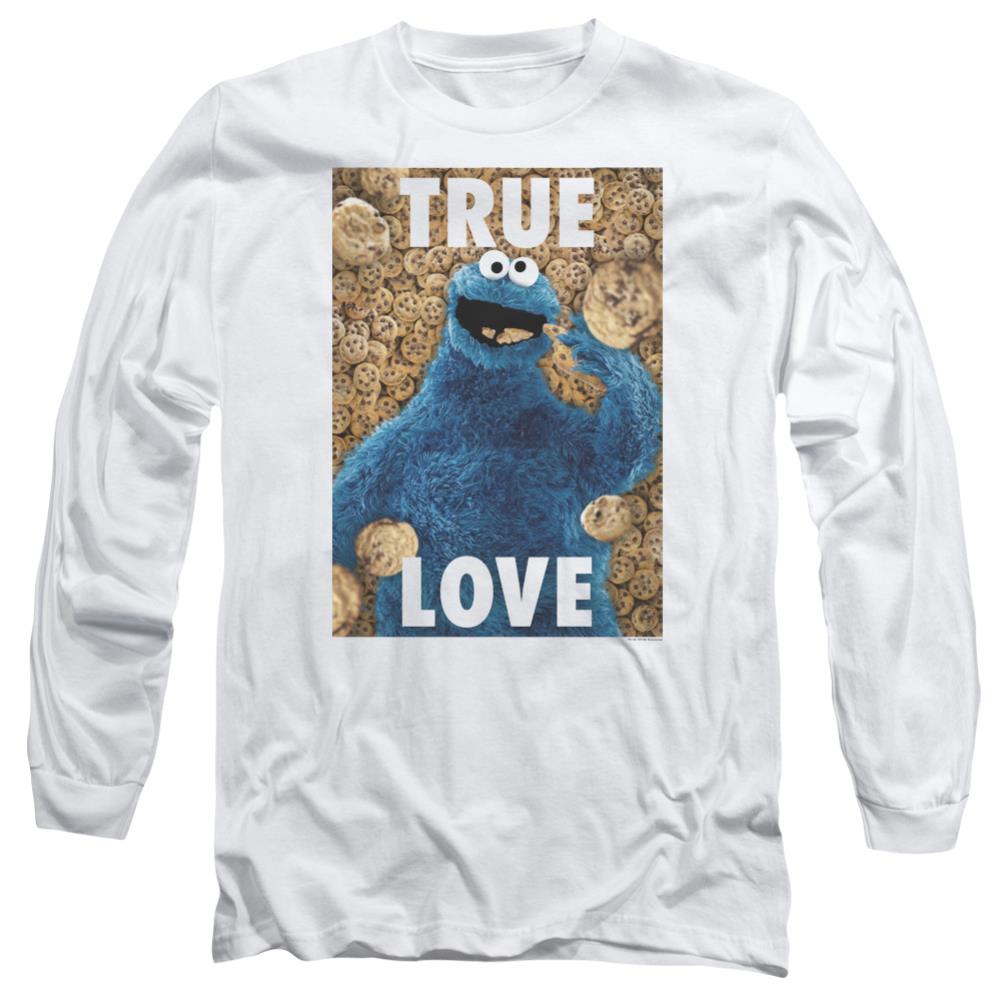 Sesame Street Beautiful Cookies Men's 18/1 Cotton Long-Sleeve T-Shirt