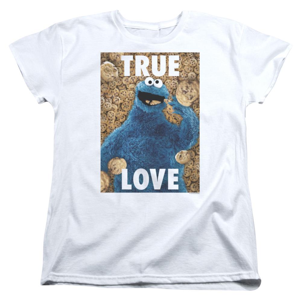 Sesame Street Beautiful Cookies Women's 18/1 Cotton Short-Sleeve T-Shirt