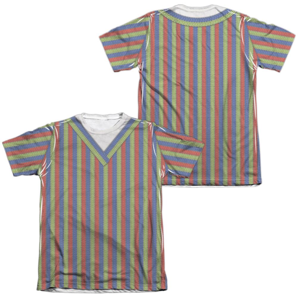 Sesame Street Bert Costume (Front/Back Print) Men's Regular Fit Poly Cotton Short-Sleeve T-Shirt