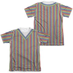 Sesame Street Bert Costume (Front/Back Print) Men's Regular Fit Poly Cotton Short-Sleeve T-Shirt