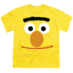 Sesame Street Bert Face Youth 18/1 100% Cotton Short-Sleeve T-Shirt