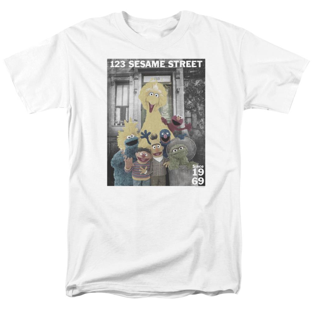Sesame Street Best Address Men's 18/1 Cotton Short-Sleeve T-Shirt