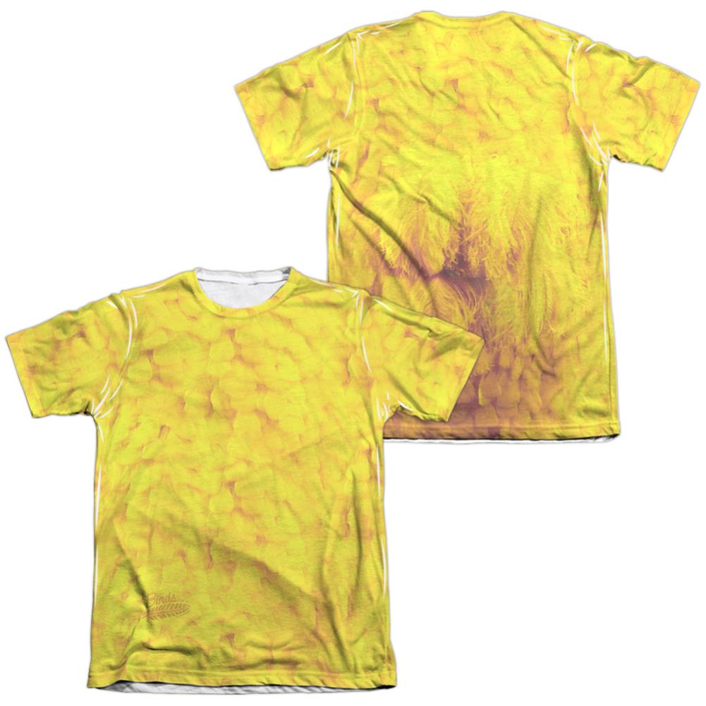 Sesame Street Big Bird Costume (Front/Back Print) Men's Regular Fit Poly Cotton Short-Sleeve T-Shirt