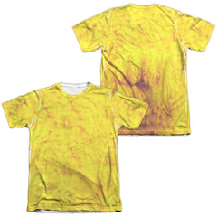 Sesame Street Big Bird Costume (Front/Back Print) Men's Regular Fit Poly Cotton Short-Sleeve T-Shirt