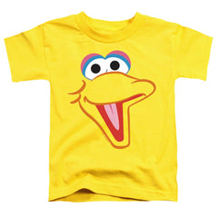 Sesame Street Big Bird Head Toddler 18/1 Cotton Short-Sleeve T-Shirt