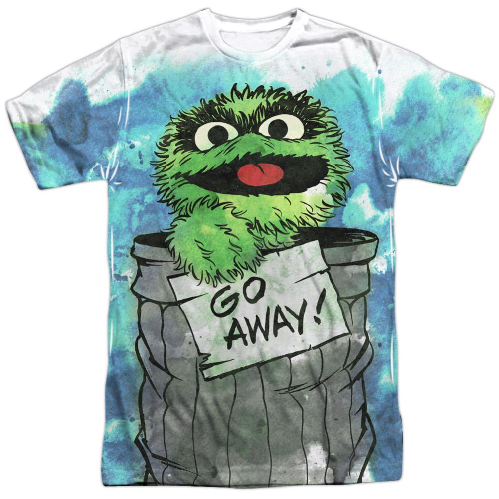 Sesame Street Can It Men's Regular Fit Polyester Short-Sleeve T-Shirt