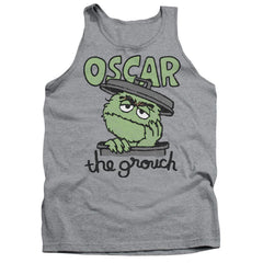 Sesame Street Canned Grouch Men's 18/1 Cotton Tank Top