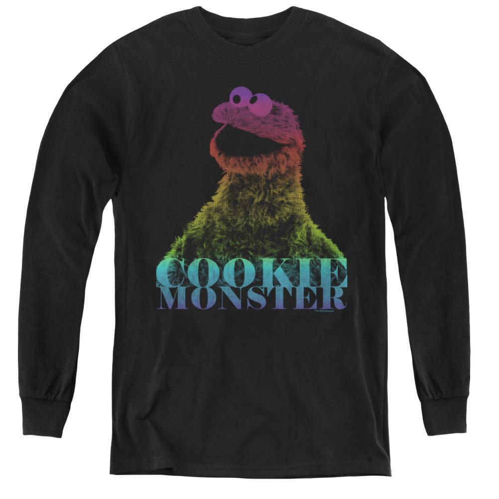 Sesame Street Cm Halftone Youth Long-Sleeve T-Shirt