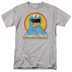 Sesame Street Cookie Monster Layers Men's 18/1 Cotton Short-Sleeve T-Shirt