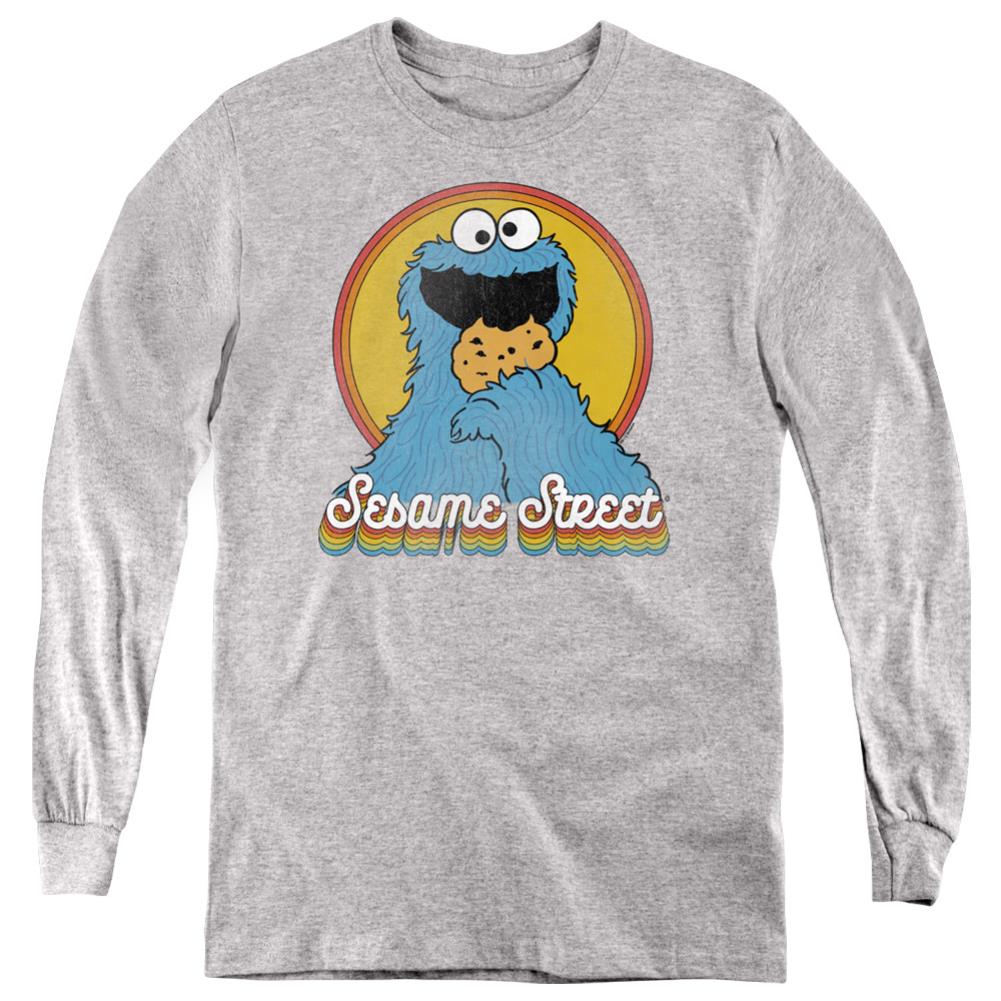 Sesame Street Cookie Monster Layers Youth Long-Sleeve T-Shirt