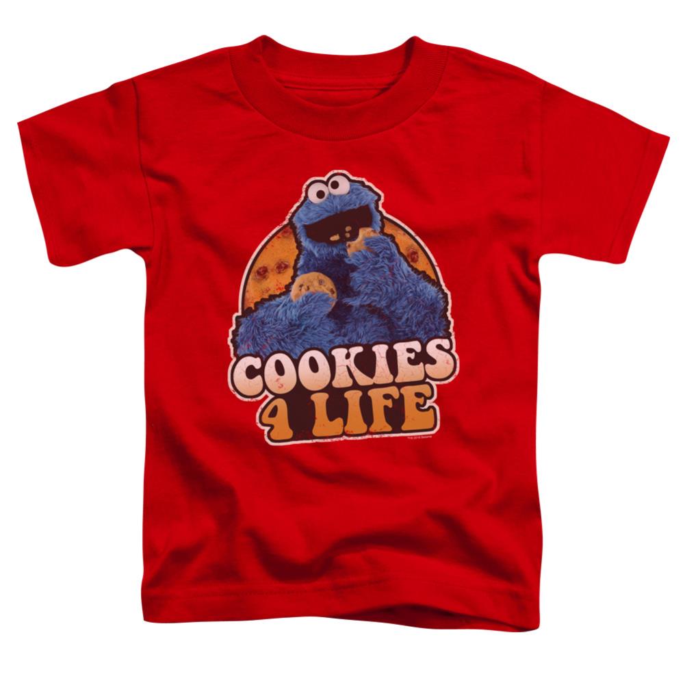 Sesame Street Cookies 4 Life Toddler 18/1 Cotton Short-Sleeve T-Shirt