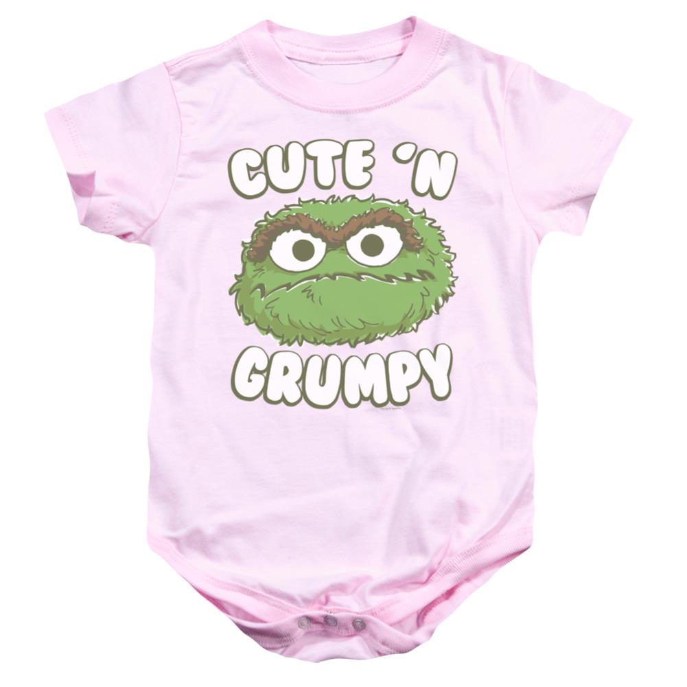 Sesame Street Cute N Grumpy Infant's Cotton SS Snapsuit