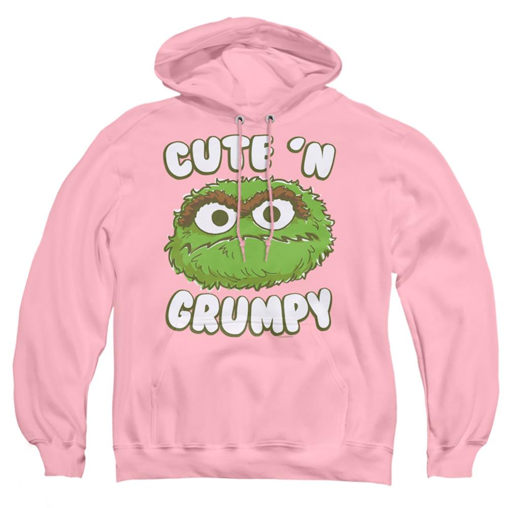 Sesame Street Cute N Grumpy Men's Pull-Over 75 25 Poly Hoodie