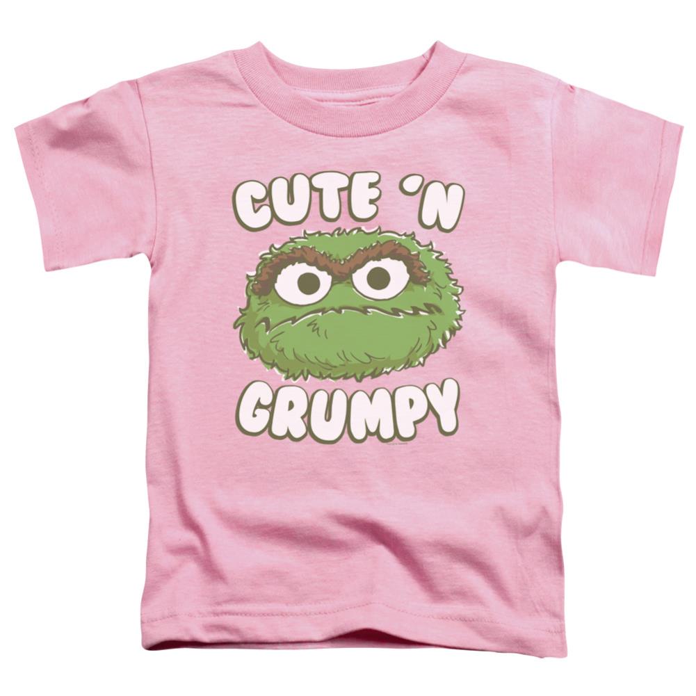 Sesame Street Cute N Grumpy Toddler 18/1 Cotton Short-Sleeve T-Shirt