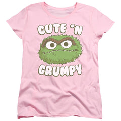 Sesame Street Cute N Grumpy Women's 18/1 Cotton Short-Sleeve T-Shirt